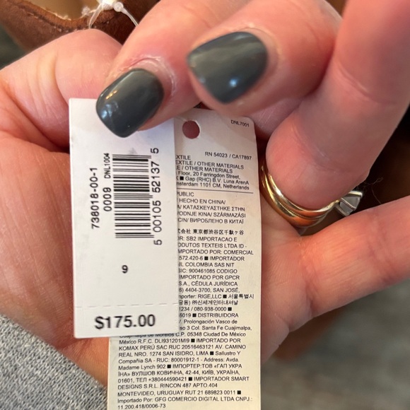 NWT Banana Republic Vegan Suede Slouchy Boots - Picture 5 of 6